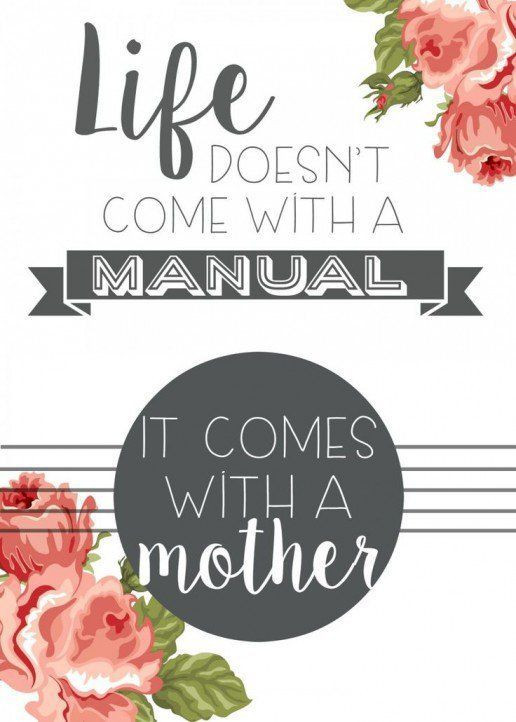 Mothers Day Quotes Tumblr
 Life Doesn t e With A Manual s and
