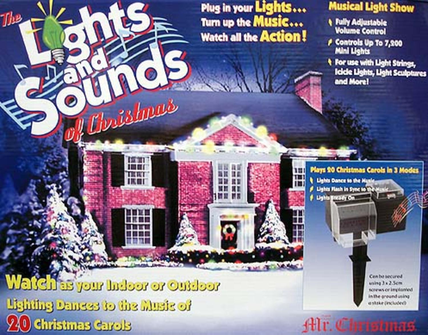 Musical Christmas Lighting
 Mr Christmas The Lights and Sounds of Christmas Outdoor
