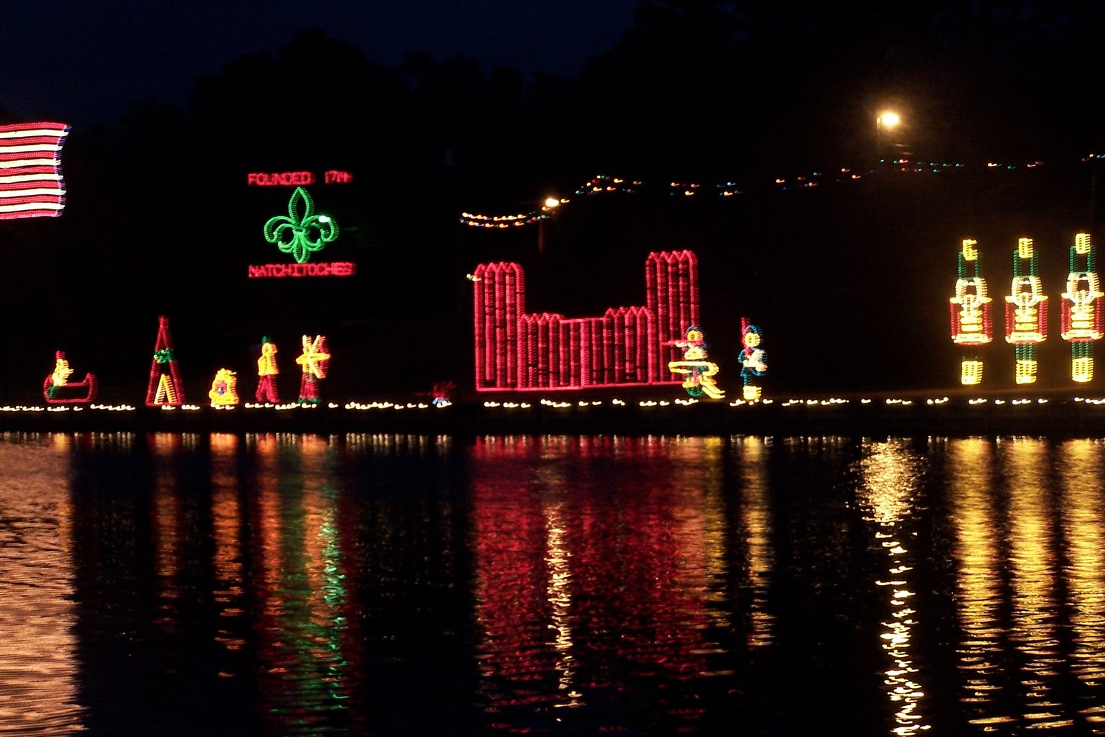 Natchitoches Christmas Lighting
 And So it Goes in Shreveport Take a Trip to Natchitoches