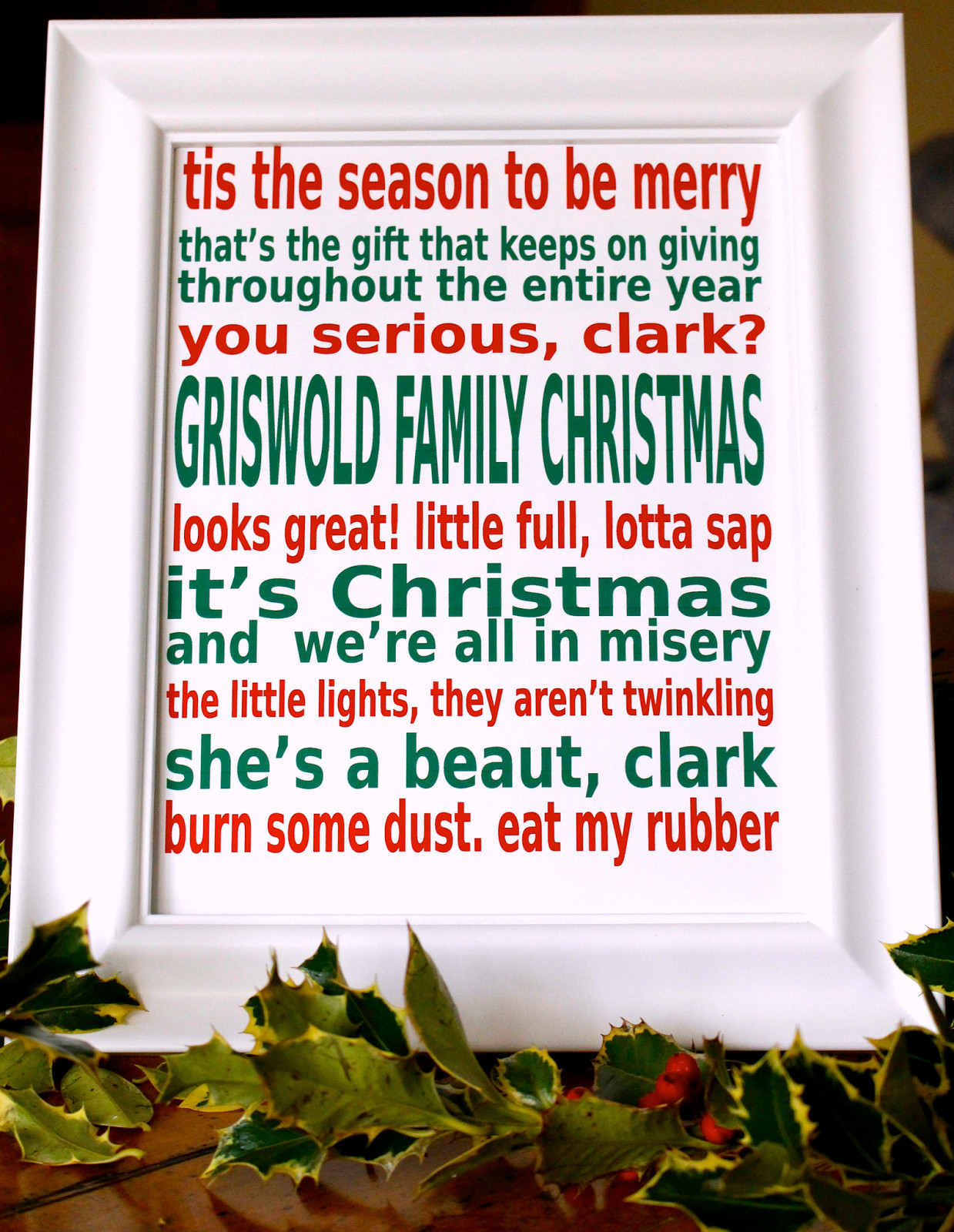 National Lampoon Christmas Quotes
 National Lampoons Christmas Vacation printable movie quote