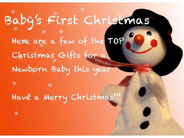 Newborn Christmas Gift Ideas
 Baby First Christmas Gift Ideas