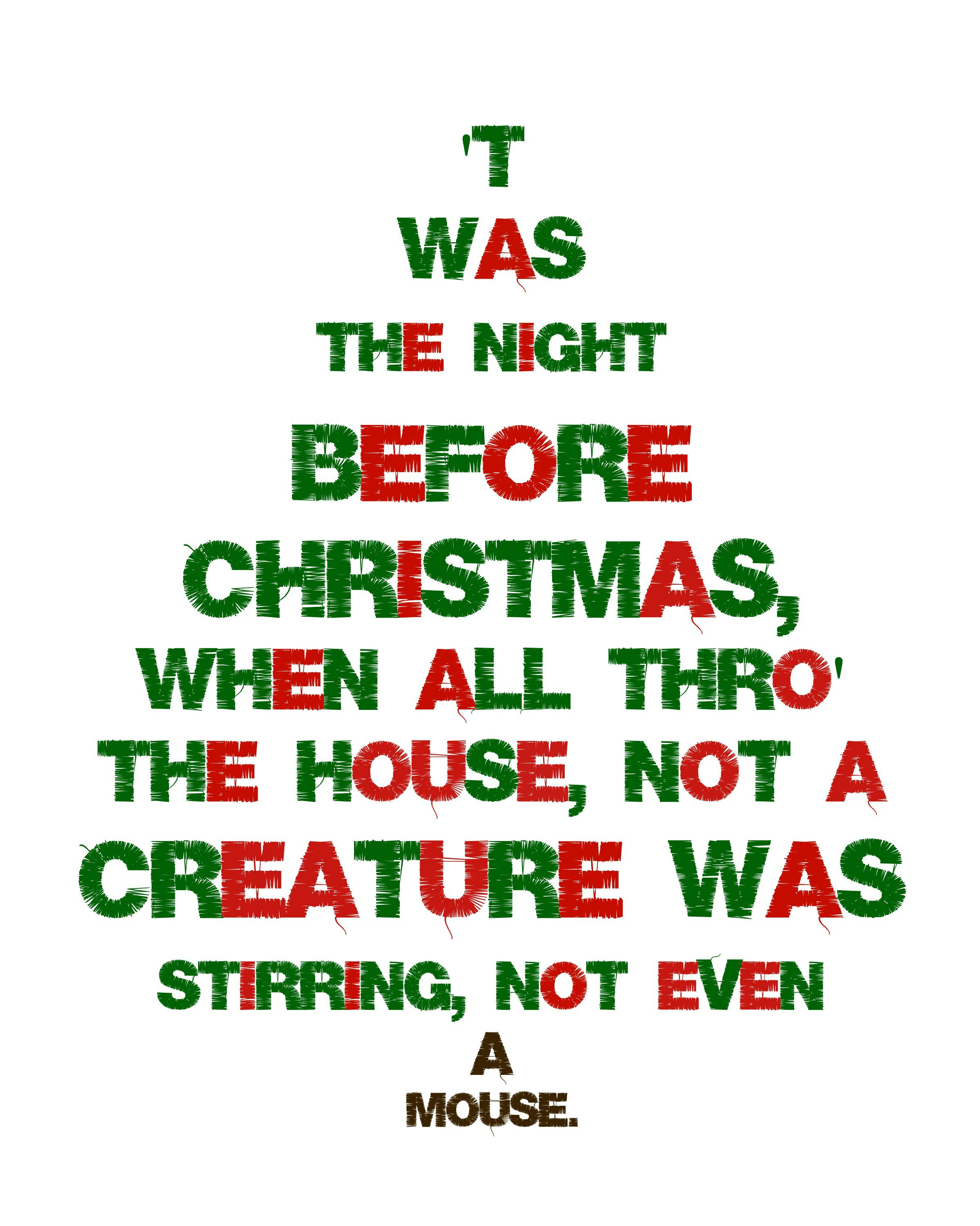 Night Before Christmas Quotes
 ‘Twas The Night Before Christmas Free Printable – If I
