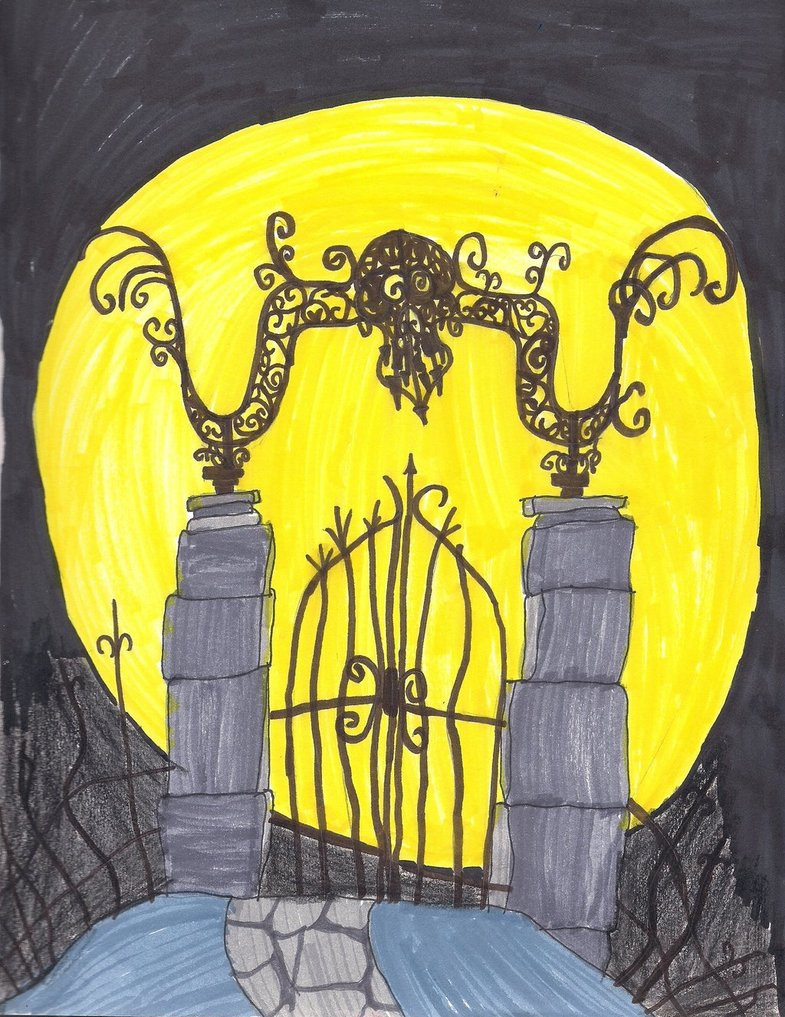 Nightmare Before Christmas Gate
 Halloweentown Graveyard Gate by digirobotphantom10 on