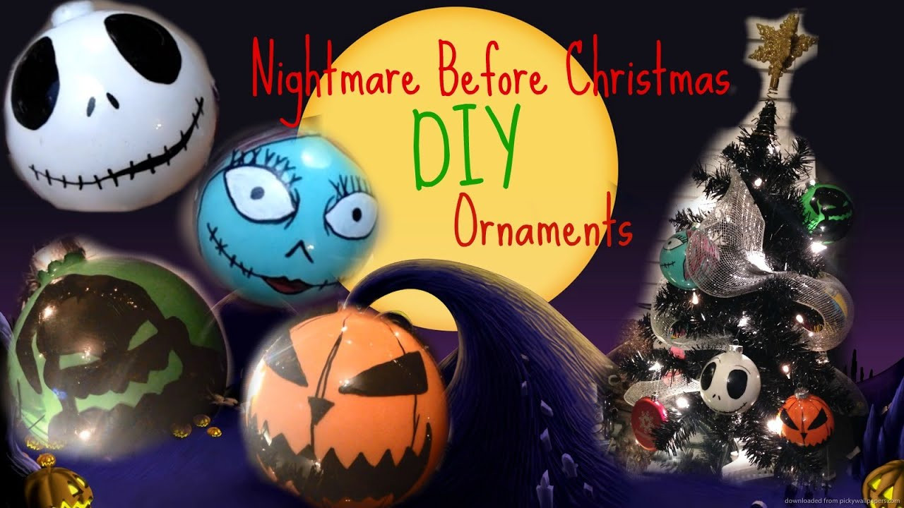 Nightmare Before Christmas Ornaments DIY
 Nightmare Before Christmas DIY Ornaments