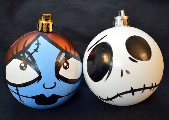 Nightmare Before Christmas Ornaments DIY
 Nightmare Before Christmas Jack and Sally Ornament Set by