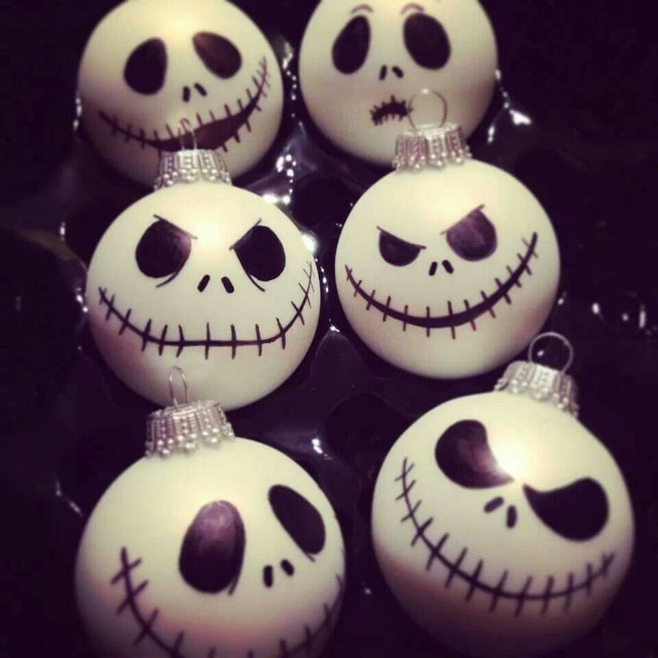 Nightmare Before Christmas Ornaments DIY
 1000 images about We could live like Jack & Sally on