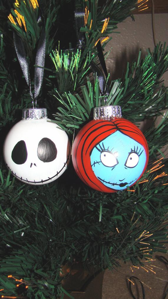 Nightmare Before Christmas Ornaments DIY
 Nightmare Before Christmas Jack and Sally Ornaments by