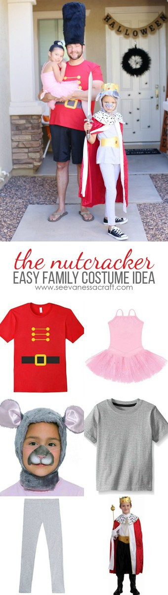 Nutcracker Costume DIY
 Halloween Easy Nutcracker Family Costume Idea See