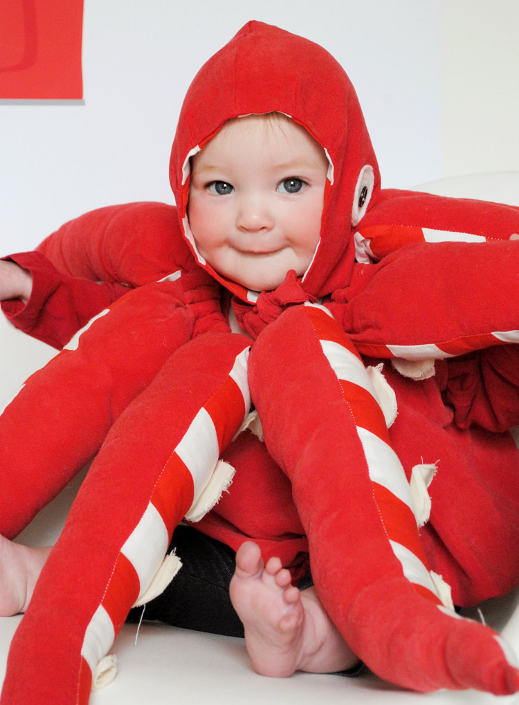 Octopus Costume DIY
 DIY Baby Octopus Costume Mer Mag