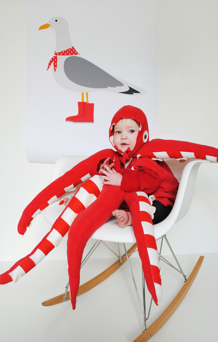 Octopus Costume DIY
 DIY Baby Octopus Costume Mer Mag