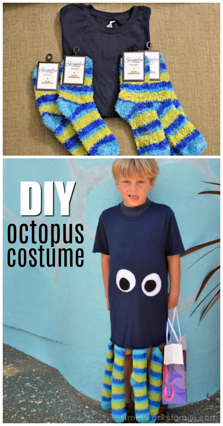 Octopus Costume DIY
 Last Minute DIY Octopus Costume A Crafty Spoonful