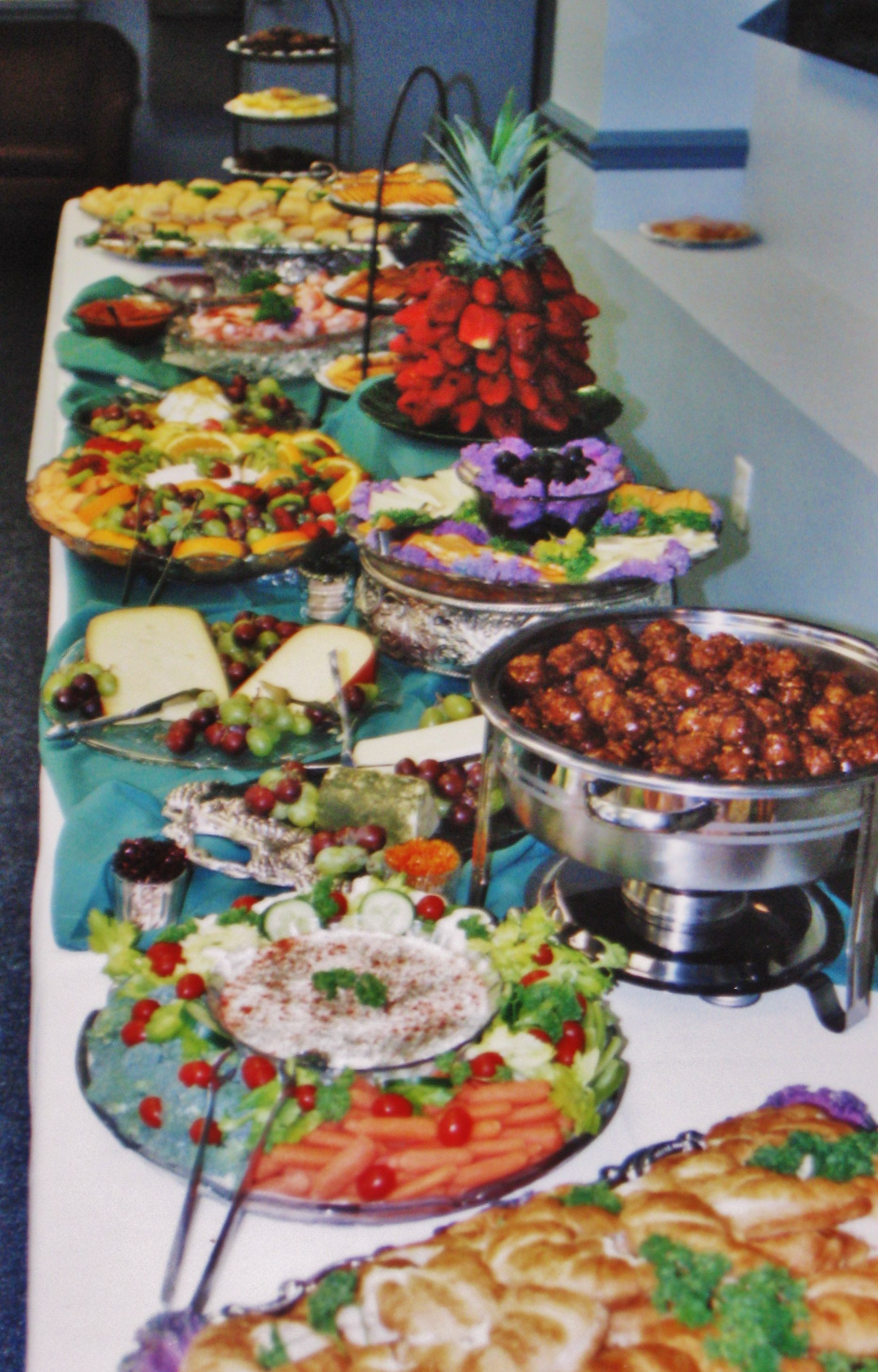 Office Christmas Party Menu Ideas
 Buffet for a Drs fice open house with smokey bbq