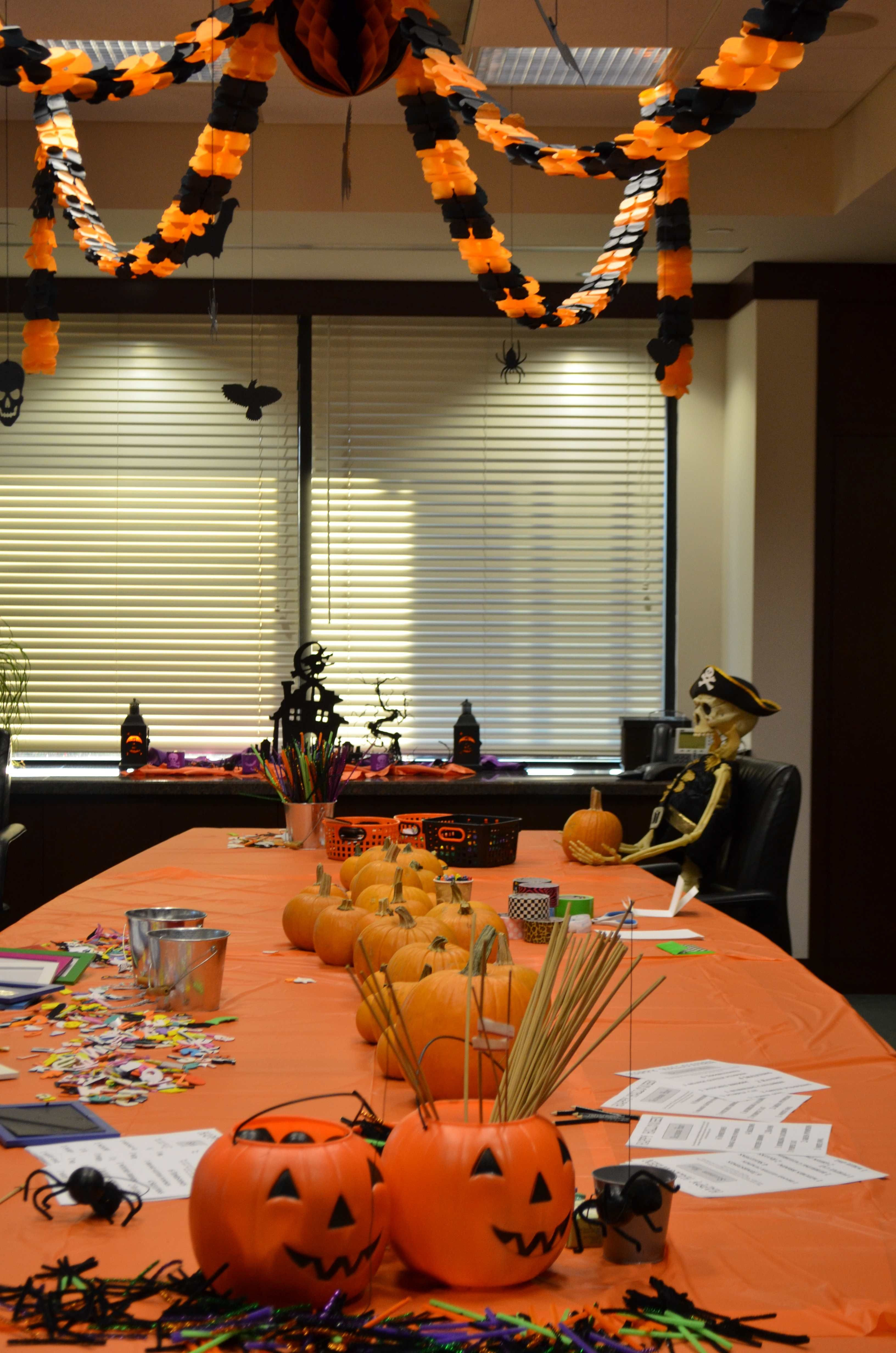 Office Halloween Party Ideas
 Halloween decorations for an office by kidsposhparties