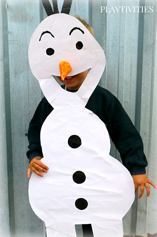 Olaf DIY Costumes
 How to make Olaf from Frozen Halloween Costume PLAYTIVITIES