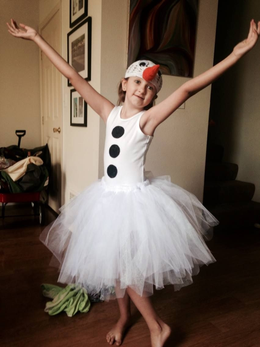 Olaf DIY Costumes
 Olaf costume Frozen inspired Tulle DIY Tutu with knit
