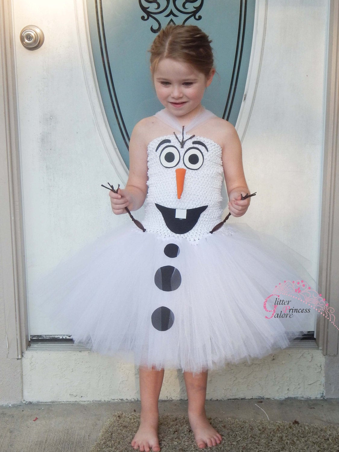 Olaf DIY Costumes
 Olaf inspired tutu dress Halloween Costume by