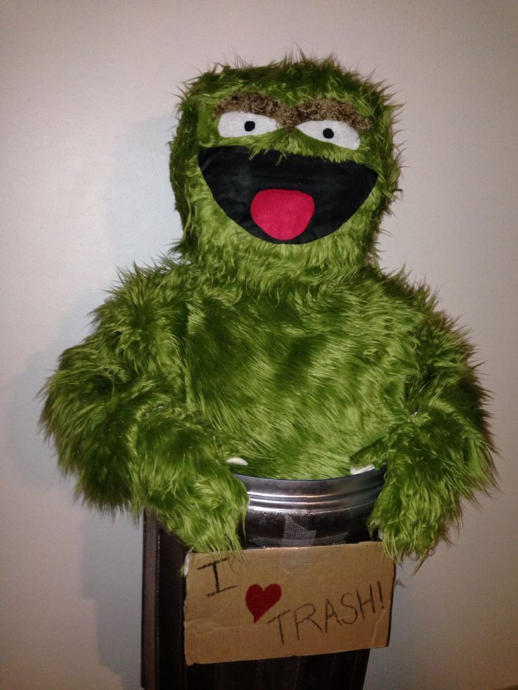 Oscar The Grouch Costume DIY
 8 best Oscar the Grouch replica puppet images on Pinterest