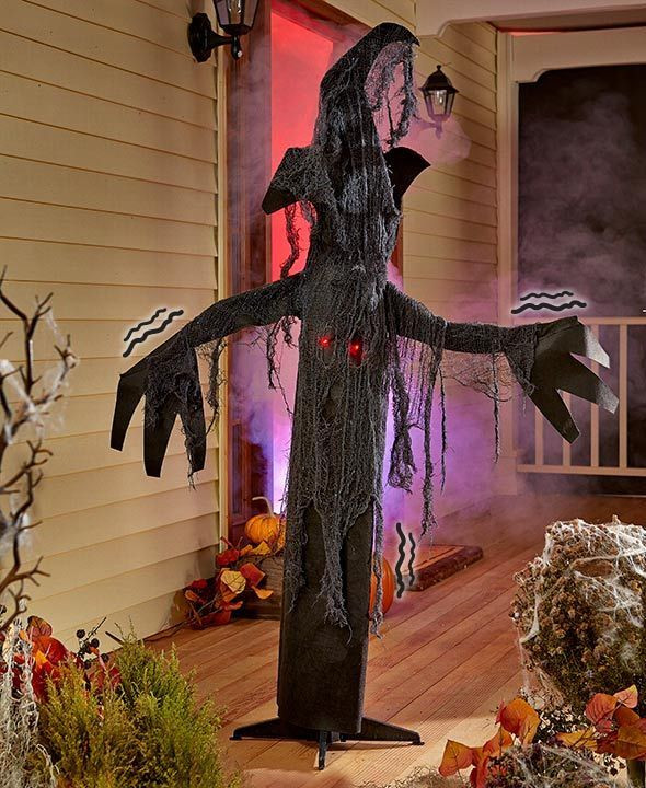 Outdoor Animated Halloween Decorations
 5 FT Light Animated Spooky Haunted Tree Sound Activated