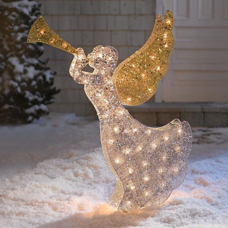 Outdoor Christmas Angels
 17 Best images about Outdoor Christmas Gold on