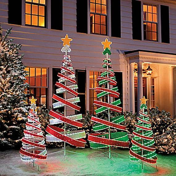 Outdoor Christmas Decoration
 60 Trendy Outdoor Christmas Decorations family holiday
