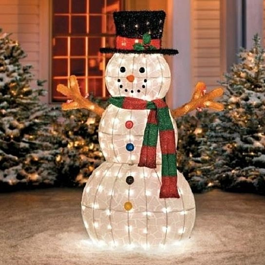 Outdoor Christmas Decorations Sale
 Buy SALE 48" Outdoor Lighted Pre Lit Snowman Sculpture