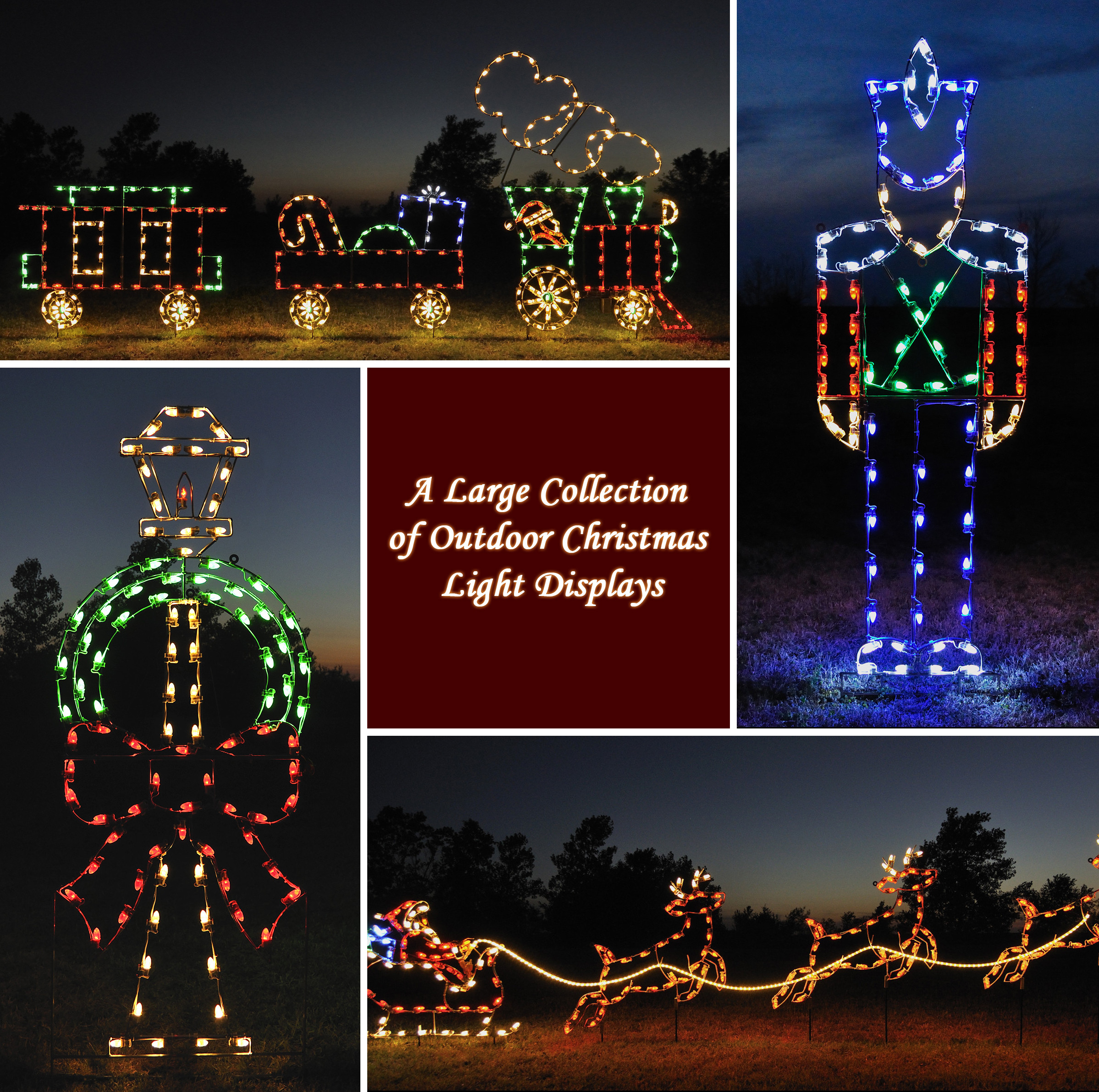 Outdoor Christmas Displays
 A Collection of Outdoor Christmas Light Displays