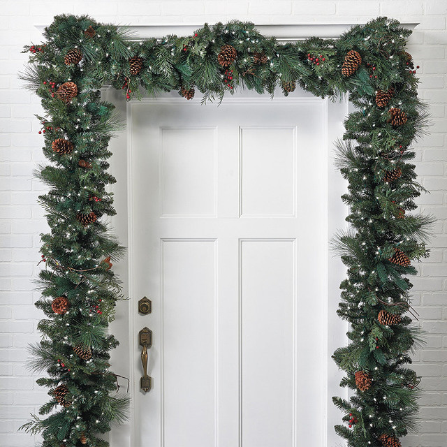 Outdoor Christmas Garland
 Classic Pre lit Christmas Garland Christmas Decor