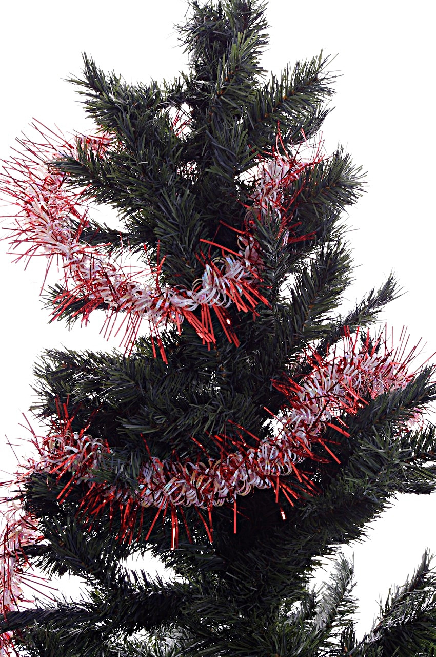 Outdoor Christmas Garland
 Red & White Christmas Tree Garland Decoration Indoor
