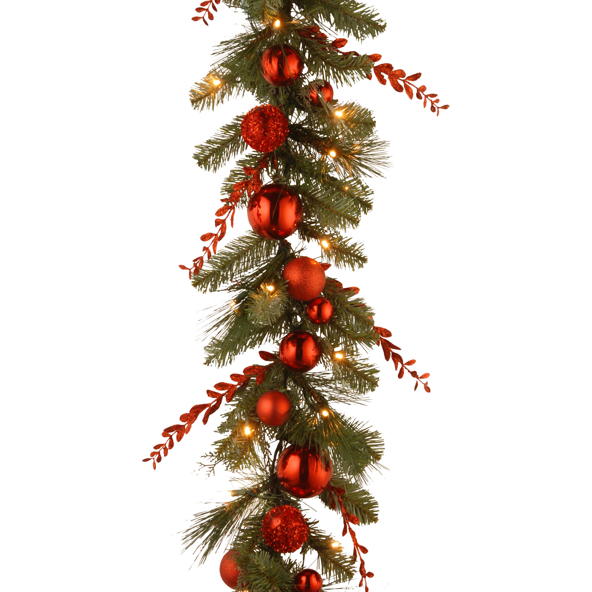 Outdoor Christmas Garland With Lights
 National Tree Co Decorative Pre Lit Christmas Mixed