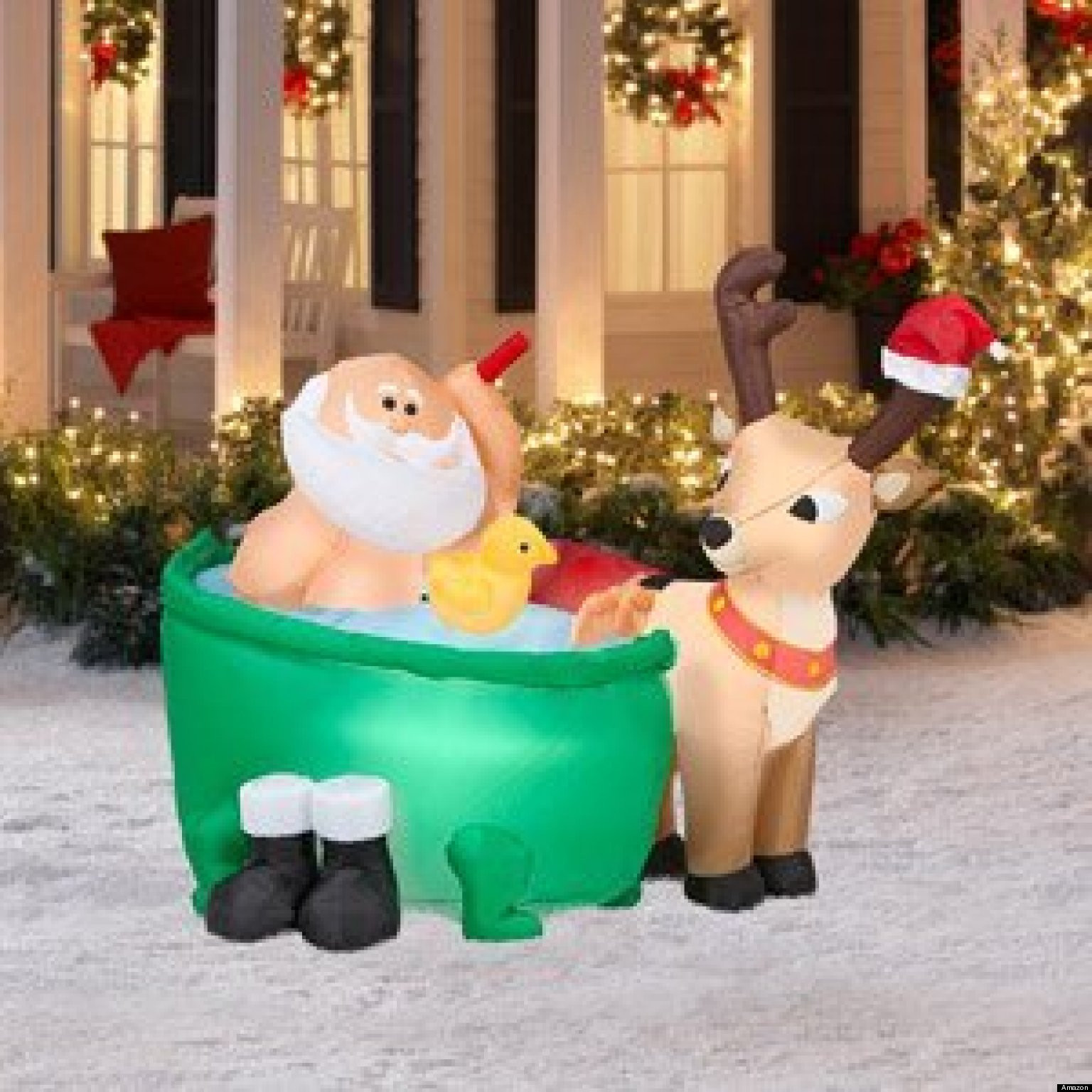 Outdoor Christmas Inflatables
 Worst Inflatable Christmas Decorations PHOTOS