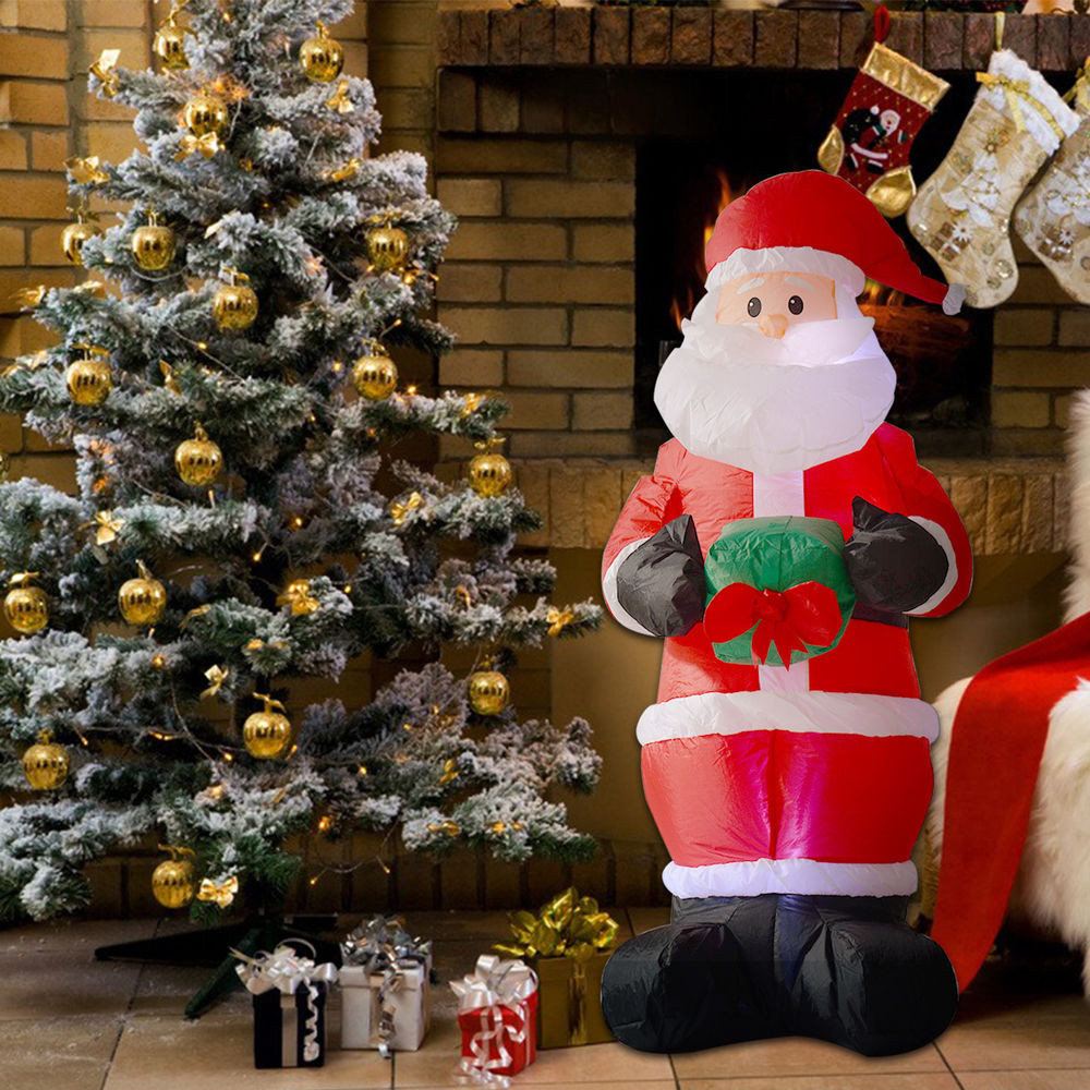 Outdoor Christmas Inflatables
 6Ft Airblown Inflatable Christmas Xmas Santa Claus