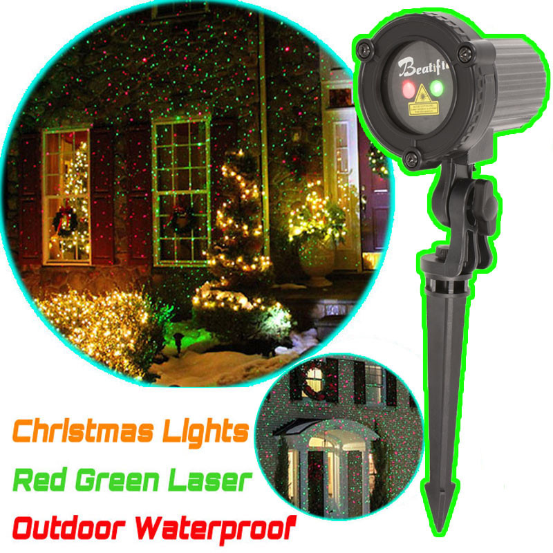 Outdoor Christmas Laser Lights
 Top IP44 Waterproof Christmas Lights Red Green Static