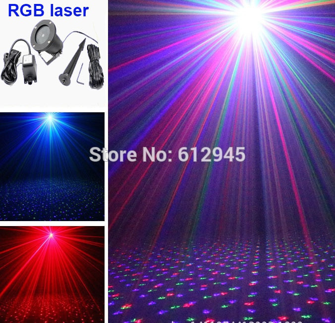 Outdoor Christmas Light Sales
 Red green blue Outdoor laser christmas lights IP44