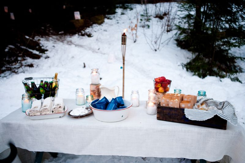Outdoor Christmas Party Ideas
 A Winter Ice Skating Party The Sweetest Occasion