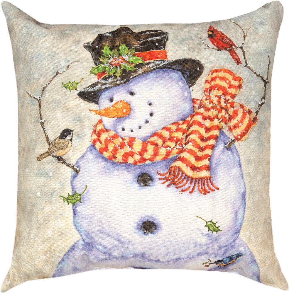 Outdoor Christmas Pillows
 It s Cold Outside Snowman Climaweave Indoor Outdoor Pillow