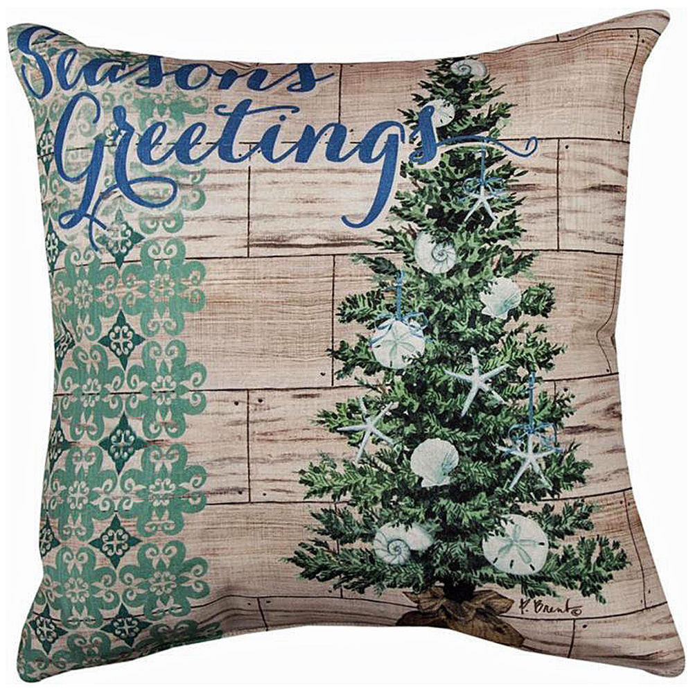 Outdoor Christmas Pillows
 DECORATIVE PILLOWS NAUTICAL CHRISTMAS TREE PILLOW 18