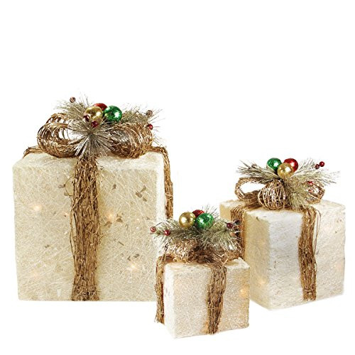 Outdoor Christmas Present Decorations
 Outdoor Lighted Gift Boxes Christmas Gifts for Everyone