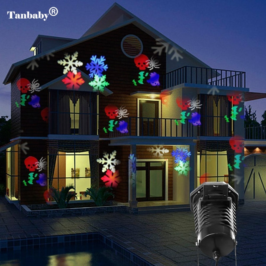 Outdoor Christmas Projector
 Tanbaby Christmas Laser Projector Lights 10 Replaceable