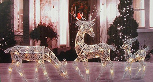Outdoor Christmas Reindeer Decorations Lighted
 Reindeer Lighted Yard Displays