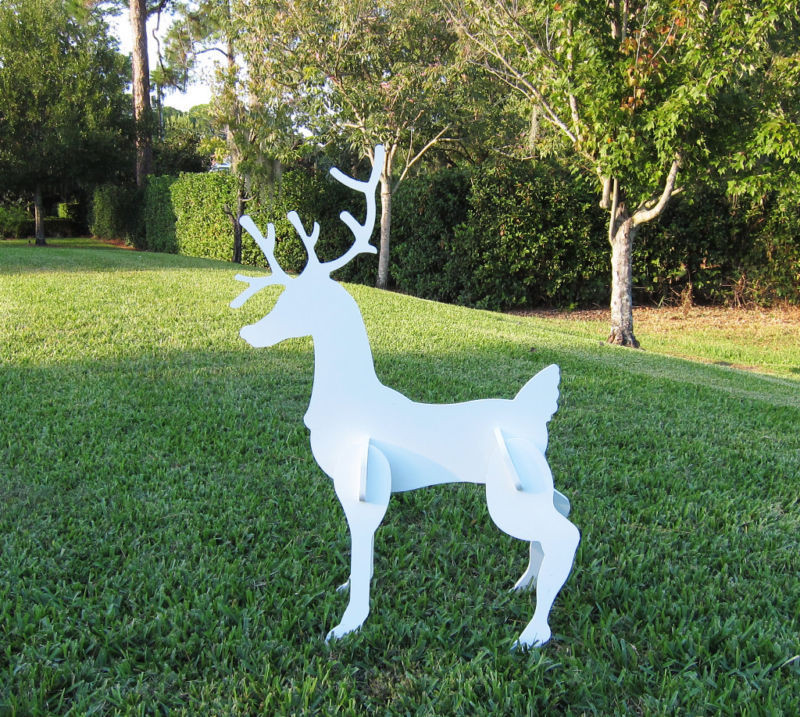 Outdoor Christmas Reindeer
 Christmas Outdoor Reindeer Yard Art Christmas Deer