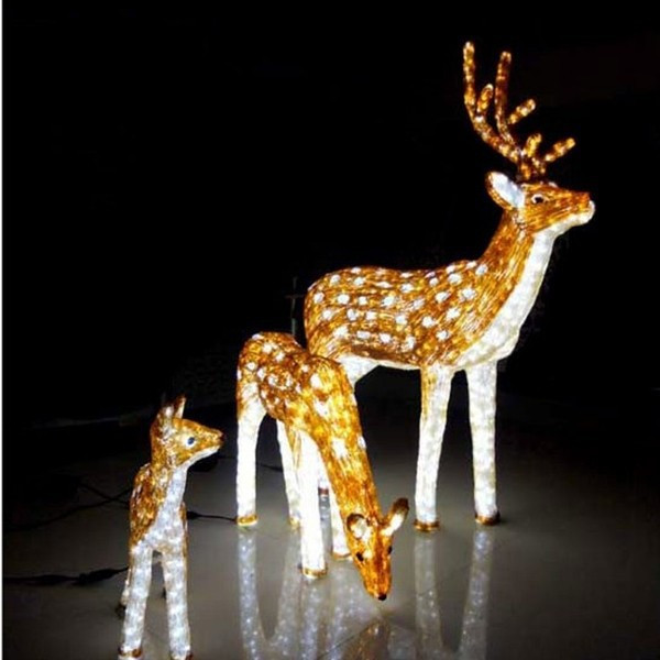 Outdoor Christmas Reindeer
 Led Motif Light 3d Outdoor Christmas Reindeer Lights Buy