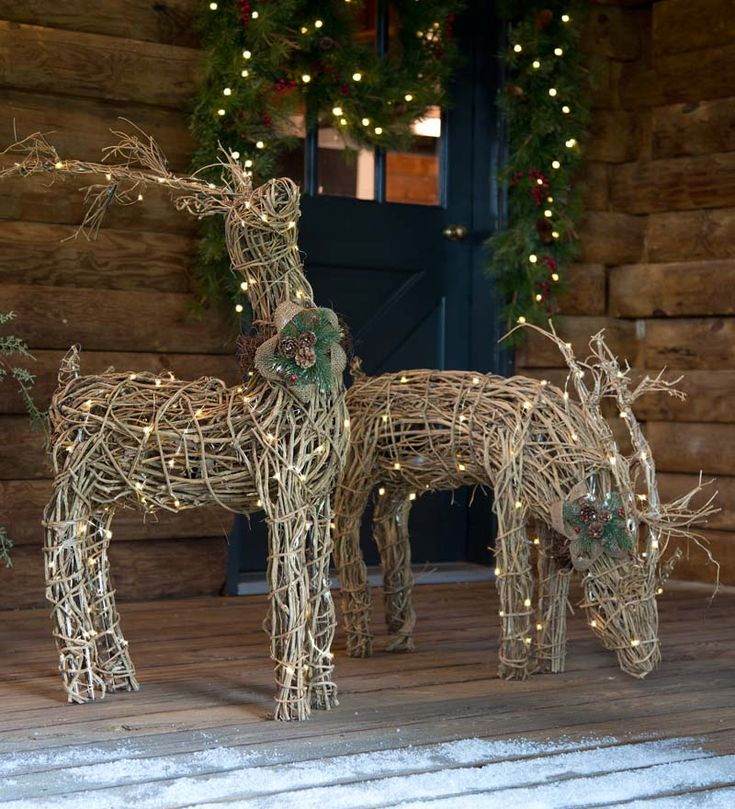 Outdoor Christmas Reindeer Lights
 149 best Holiday Decorating Ideas Christmas images on