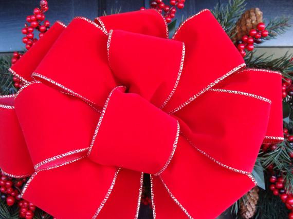 Outdoor Christmas Ribbon
 2 1 2 inch Wired Outdoor Christmas RIBBON Bulk Ribbon