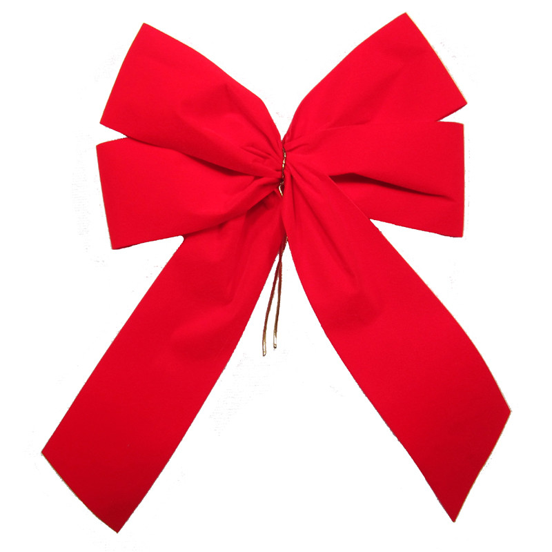 Outdoor Christmas Ribbon
 Red Velvet Bows Outdoor Christmas Bows Value Outdoor