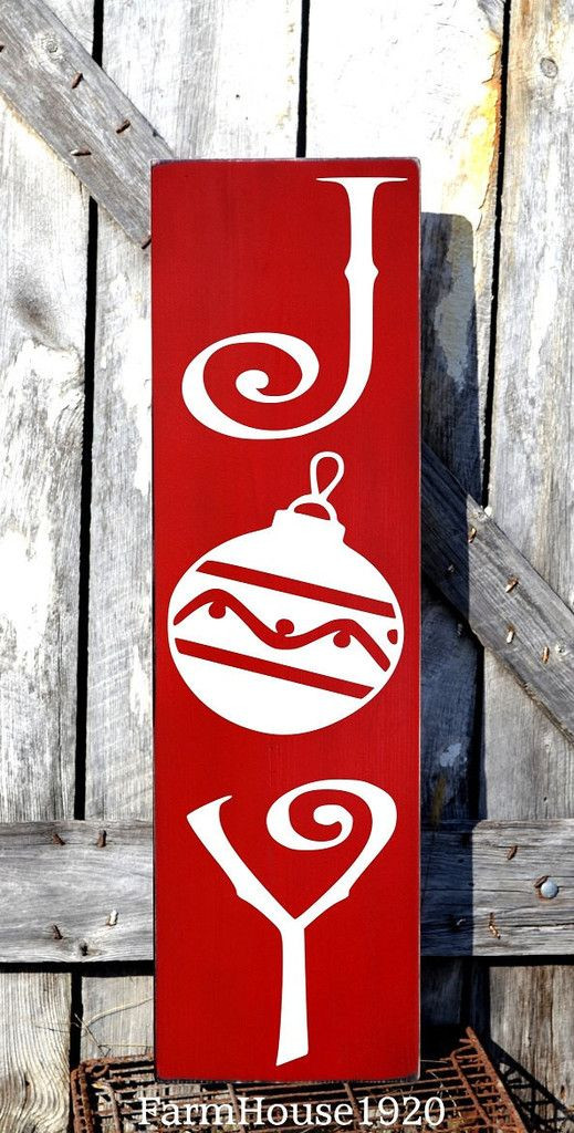 Outdoor Christmas Signs
 LARGE Christmas Sign Joy Plaque Christmas Decorations