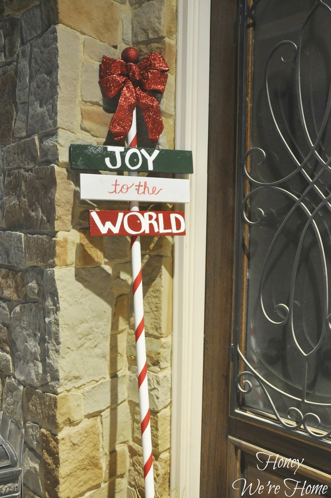 Outdoor Christmas Signs
 Christmas Craft DIY Outdoor Holiday Sign