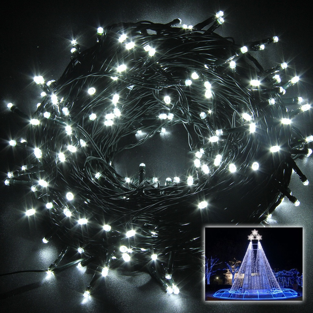 Outdoor Christmas String Lights
 250LED 50M String Fairy Light Christmas Tree Party Wedding