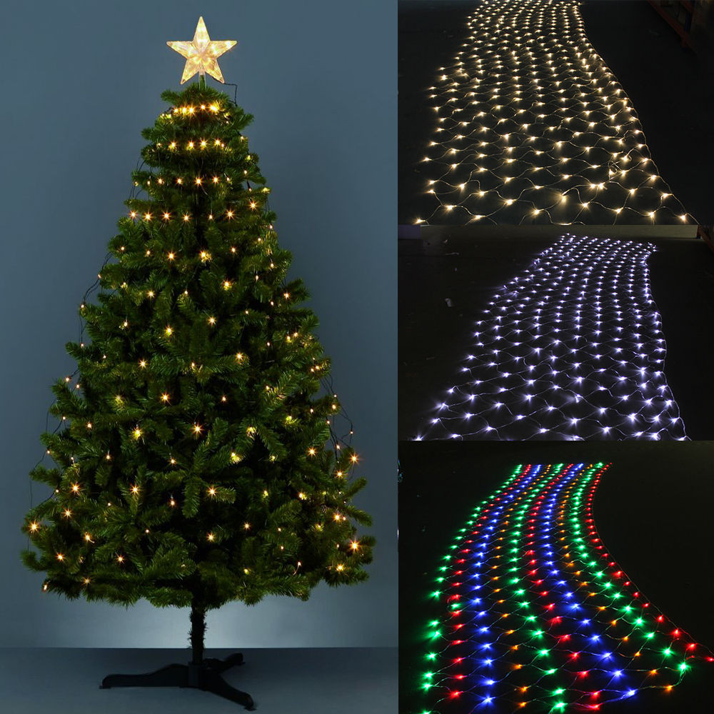 Outdoor Christmas String Lights
 300 LED net mesh Fairy String Lights for Christmas xmas