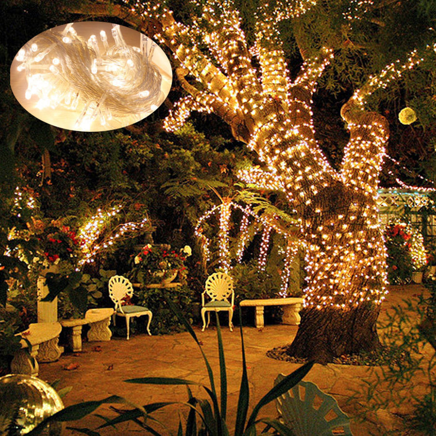 Outdoor Christmas String Lights
 20m 200m LED String Fairy Light Christmas Tree Outdoor