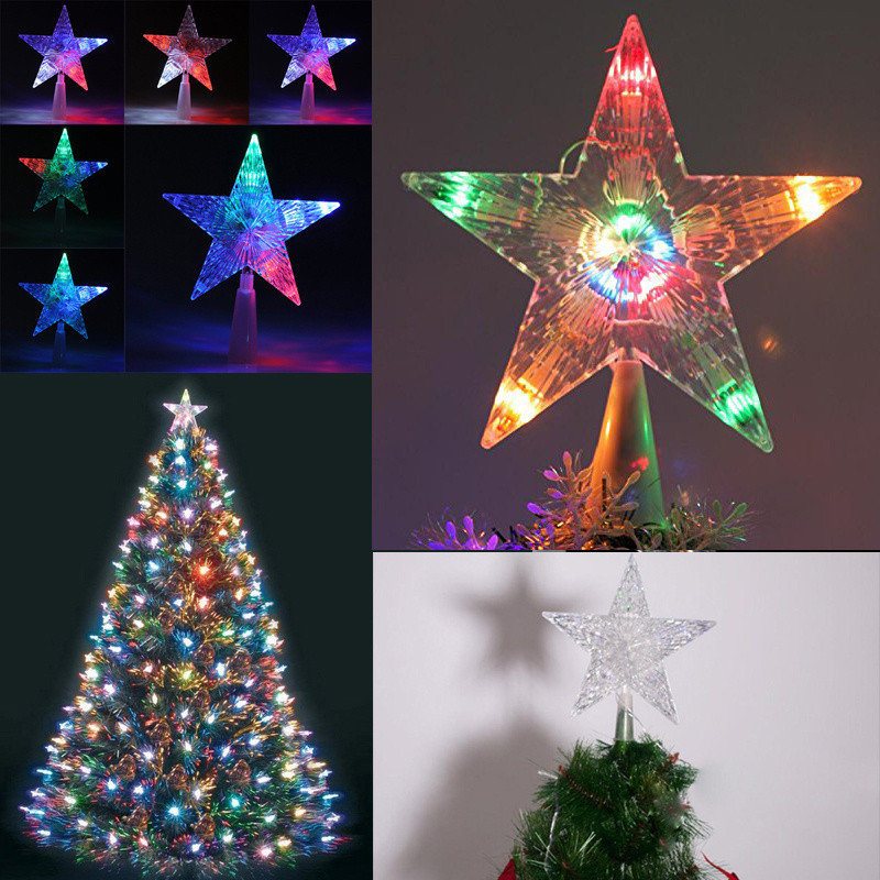 Outdoor Christmas Tree Topper
 Battery Operated Indoor Outdoor Xmas Christmas Tree Topper